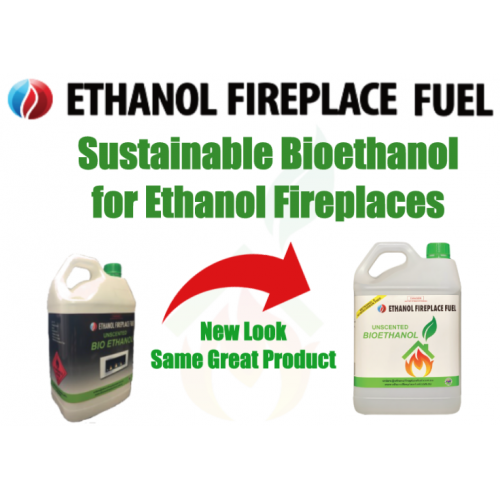 Unscented Bioethanol Fireplace Fuel 4 X 5 Litres